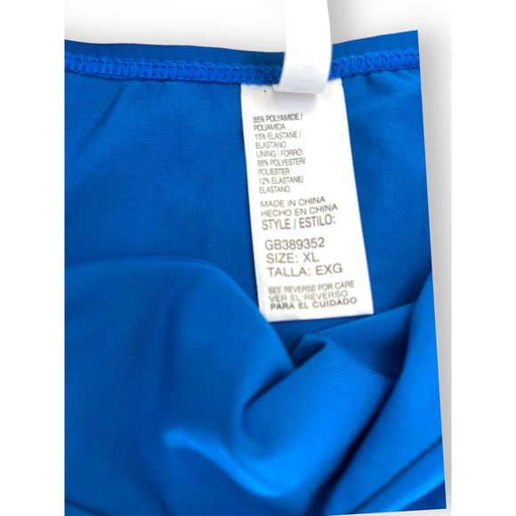 Gianna Bini Cheeky Bikini Bottoms | Sz XL, Blue New - Picture 3 of 5